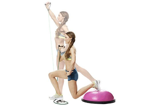 Упражнения с резиновым жгутом для женщин в домашних